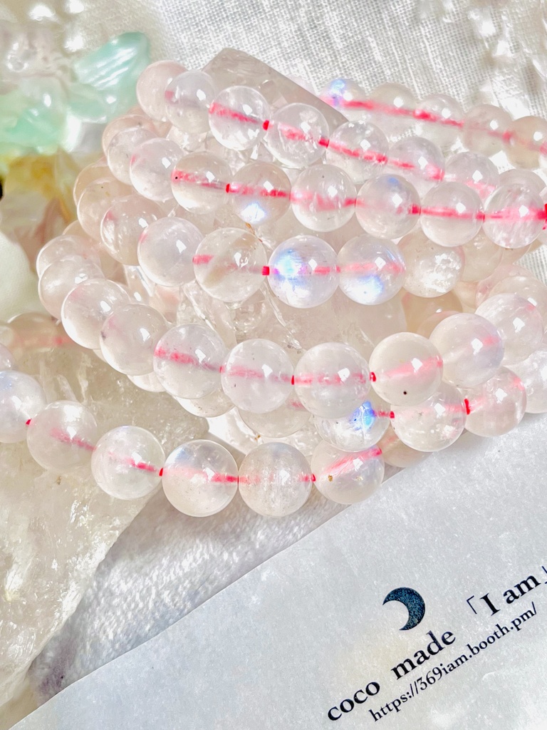 🌕「pink Blue moon stone（Peristerite）」