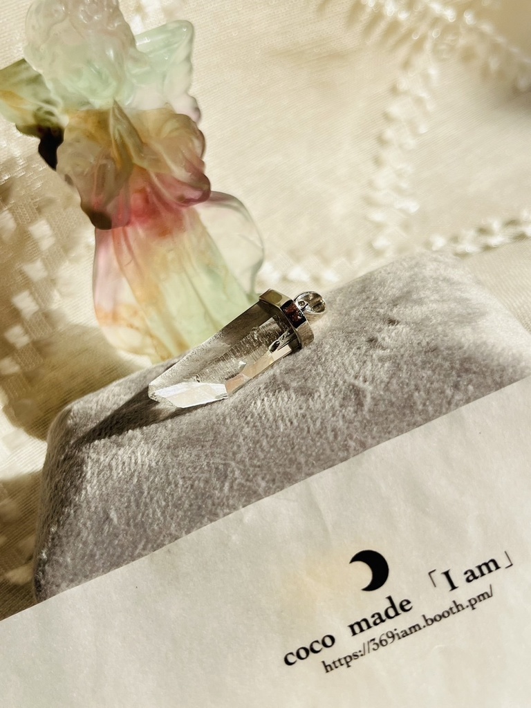 巳の日🐍「Lemurian seed crystal：pendant top」