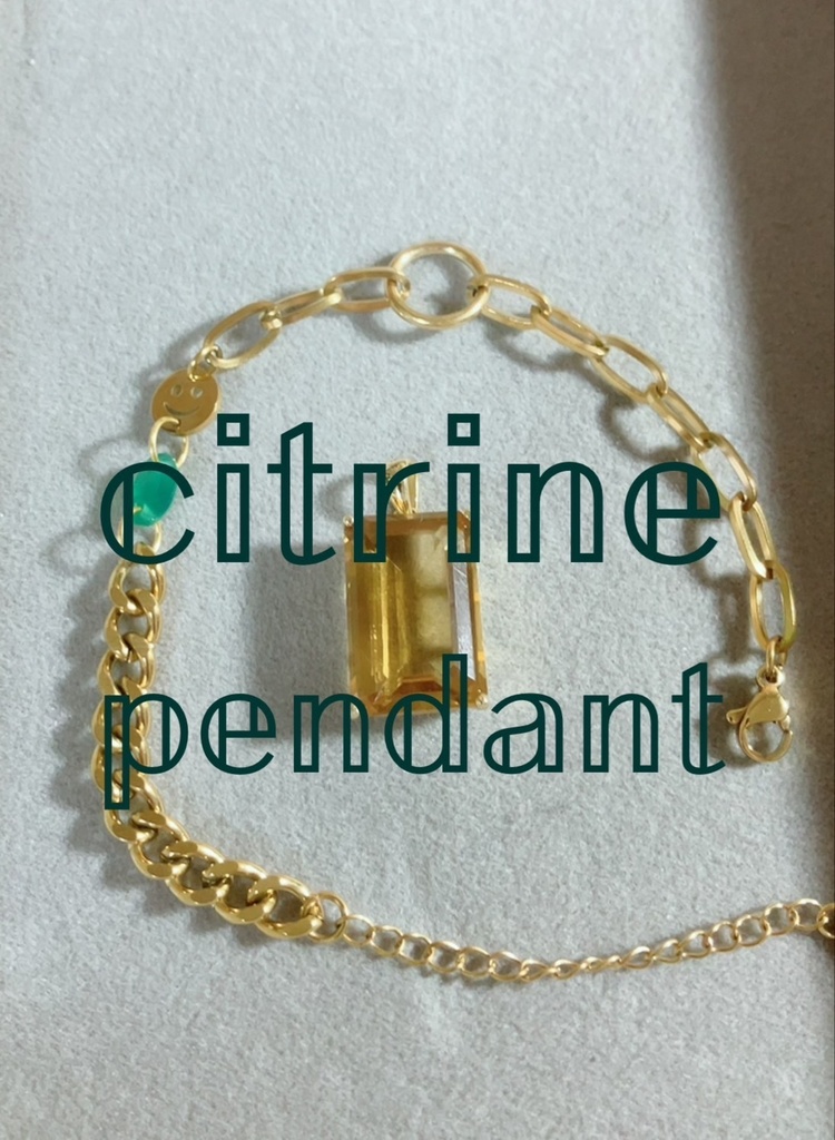 レア⭐︎「citrine：湯婆婆pendanttop」