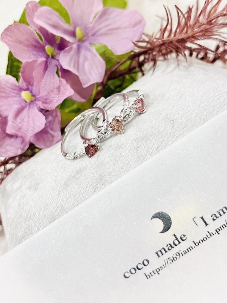 「pink tourmaline：ring❤︎」