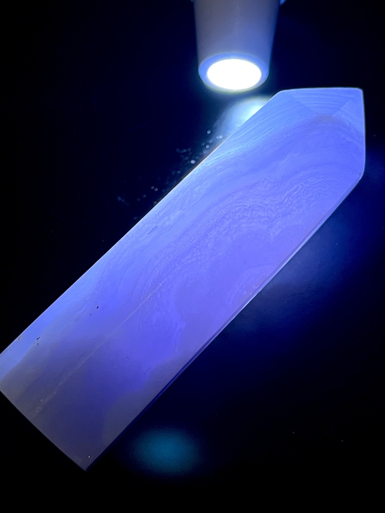 👼「Blue Lace Agate:六角柱」