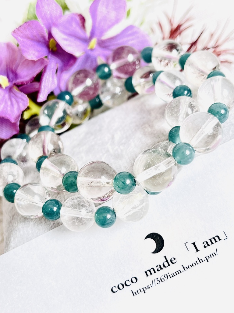 ⭐︎👼「Himalaya quartz ×青翡翠：HIKARI」