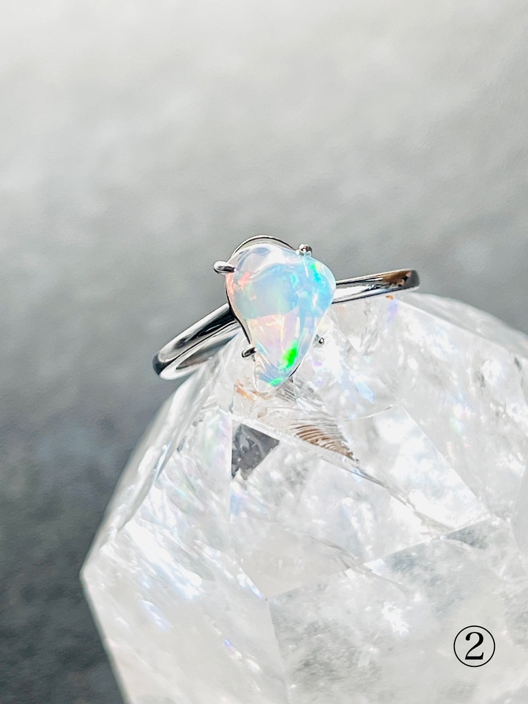 「Ethiopia opal:原石リング」