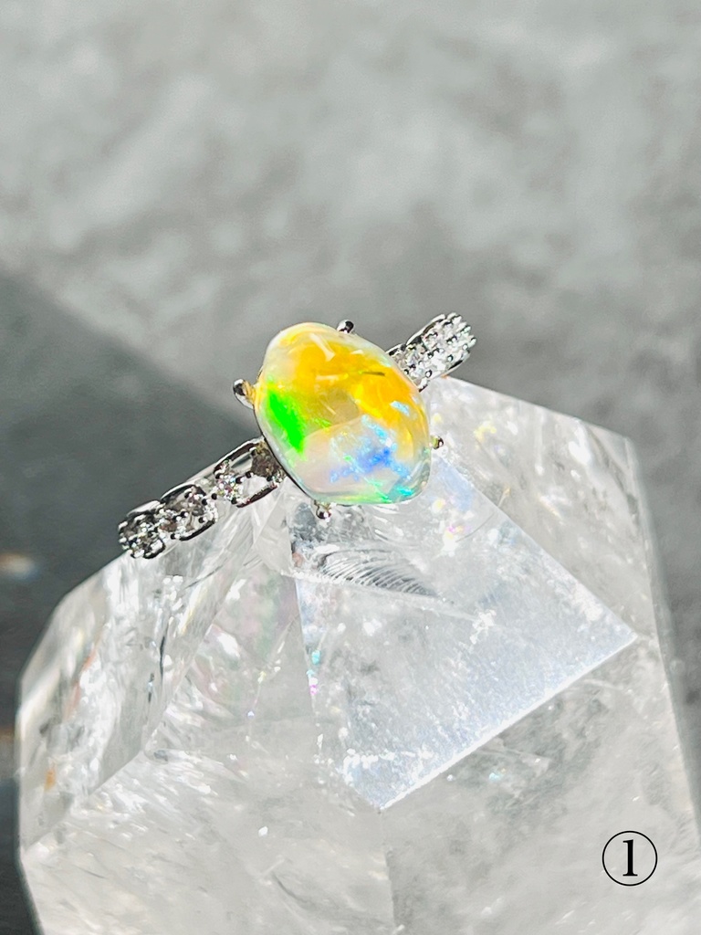 「Ethiopia opal:原石リング」