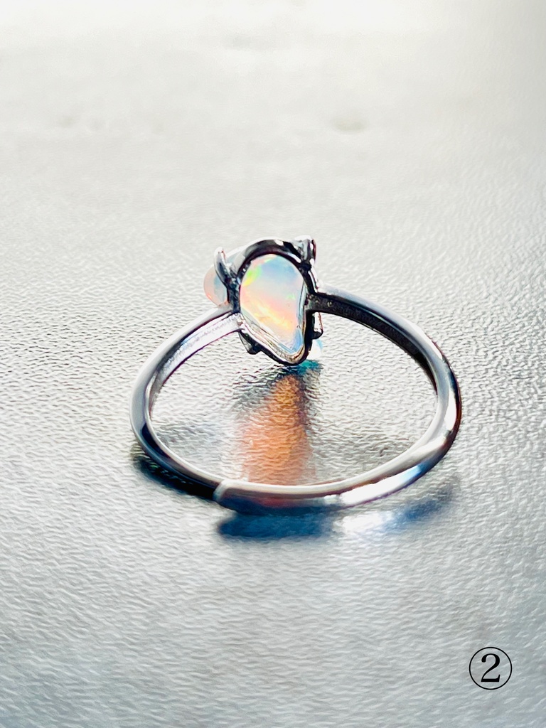 「Ethiopia opal:原石リング」