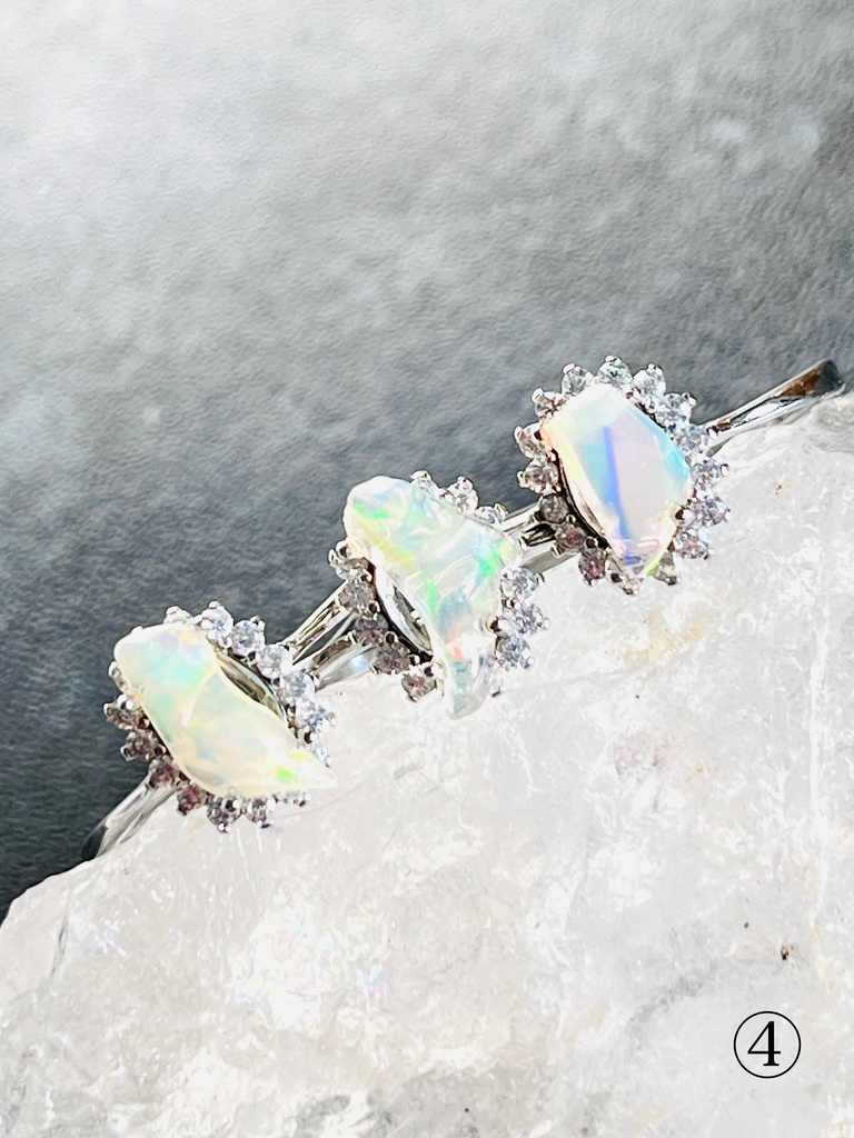 「Ethiopia opal:原石リング」