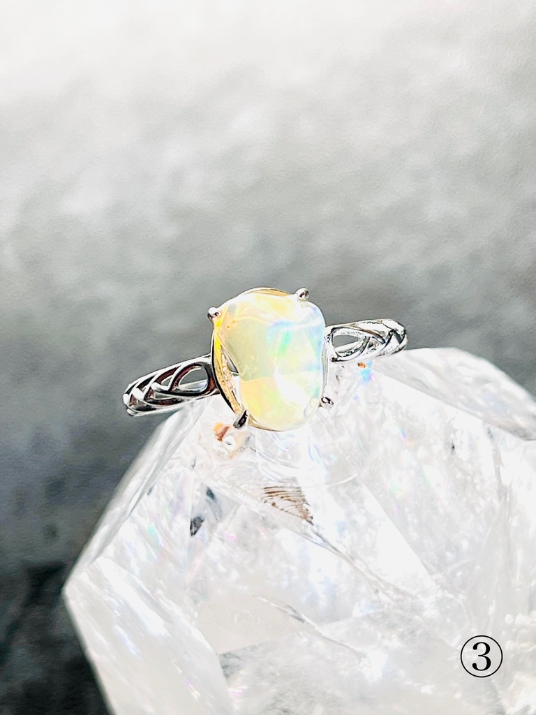 「Ethiopia opal:原石リング」