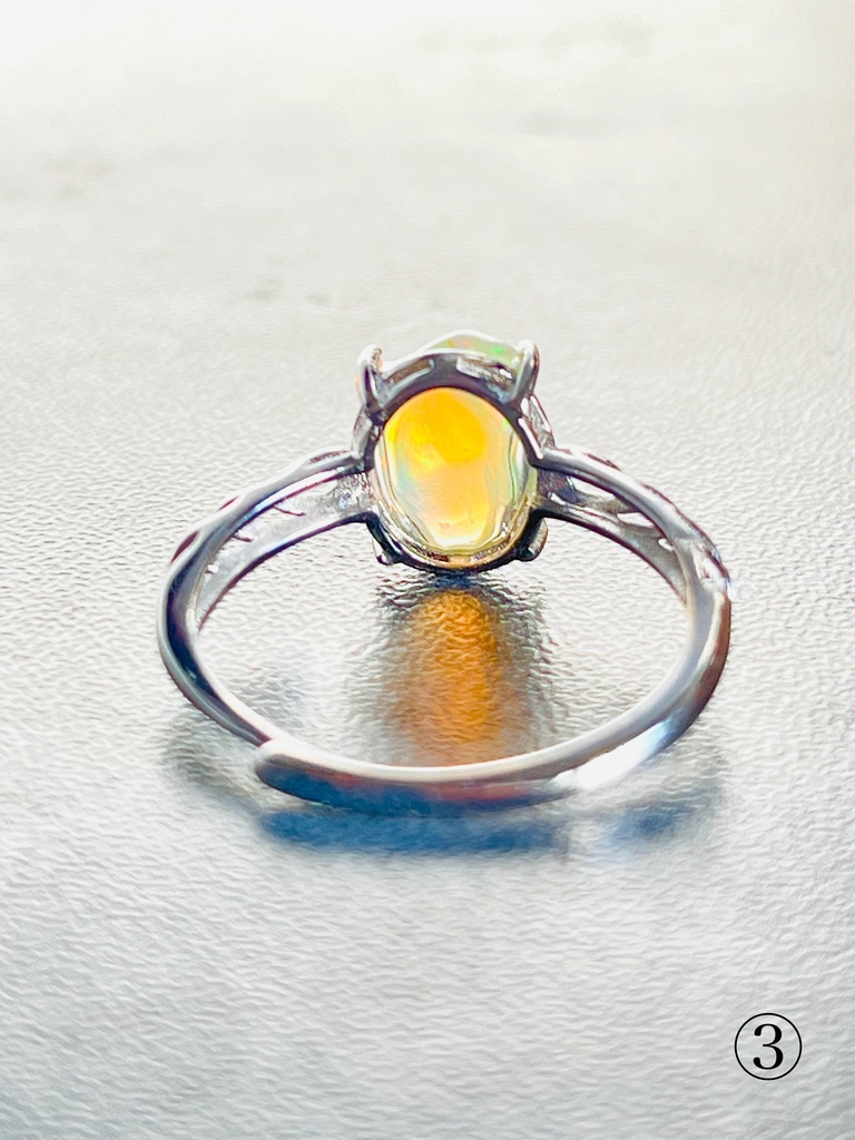「Ethiopia opal:原石リング」