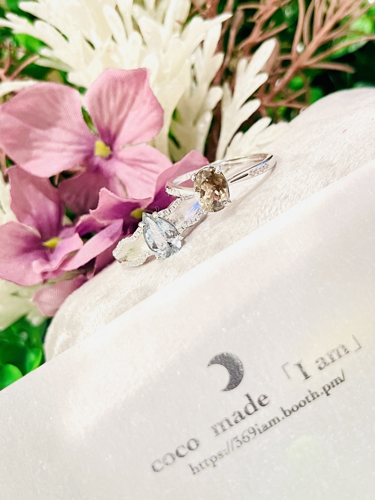 ⭐︎「black aquamarine:ring」
