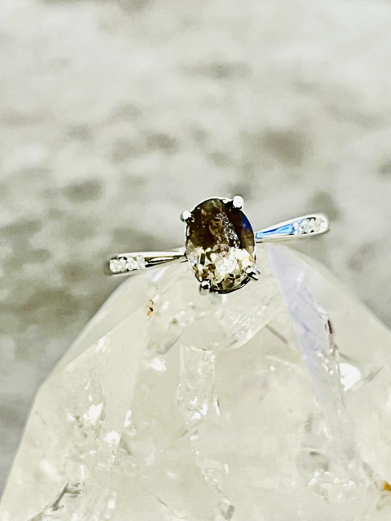 ⭐︎「black aquamarine:ring」