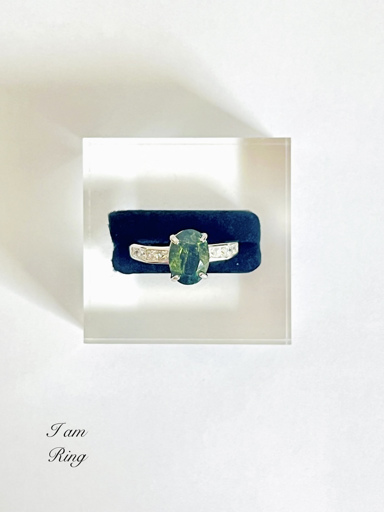⭐︎⭐︎「Ludwigite in peridot ：ring」