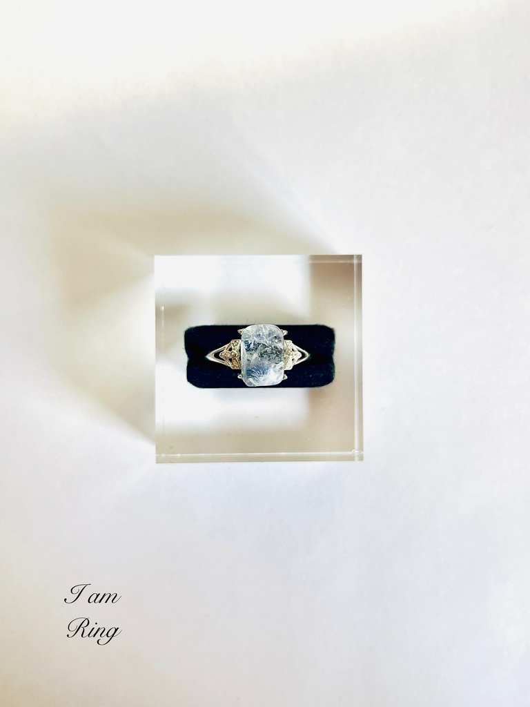 わけあり市場「Dumortierite in Quartz：ring」