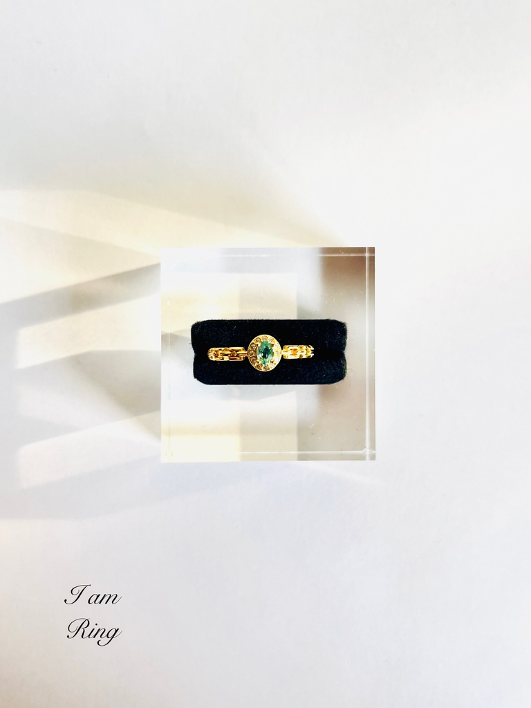 「Blue tourmaline：ring」