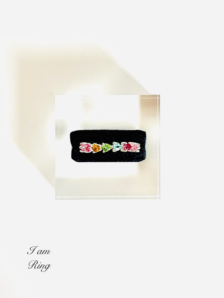 「tourmaline ring：HeartFull Eternity🌕❤︎11号」