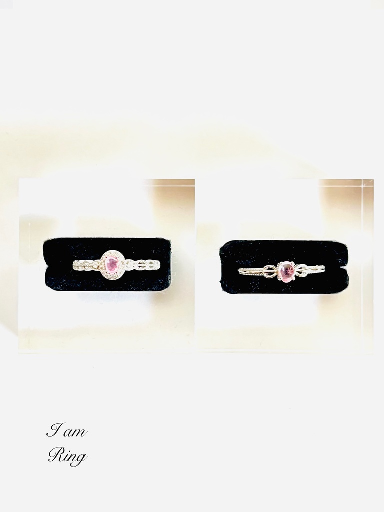 「おみくじpink sapphire：ring」