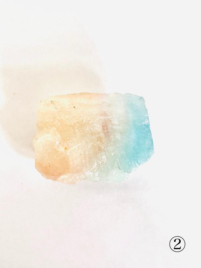 希少「morgamarine:gradation beryl:原石」