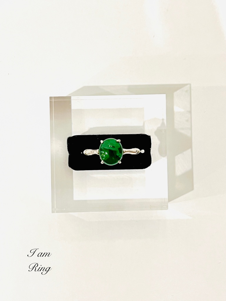 「ミャンマー産：A級翡翠： ring」