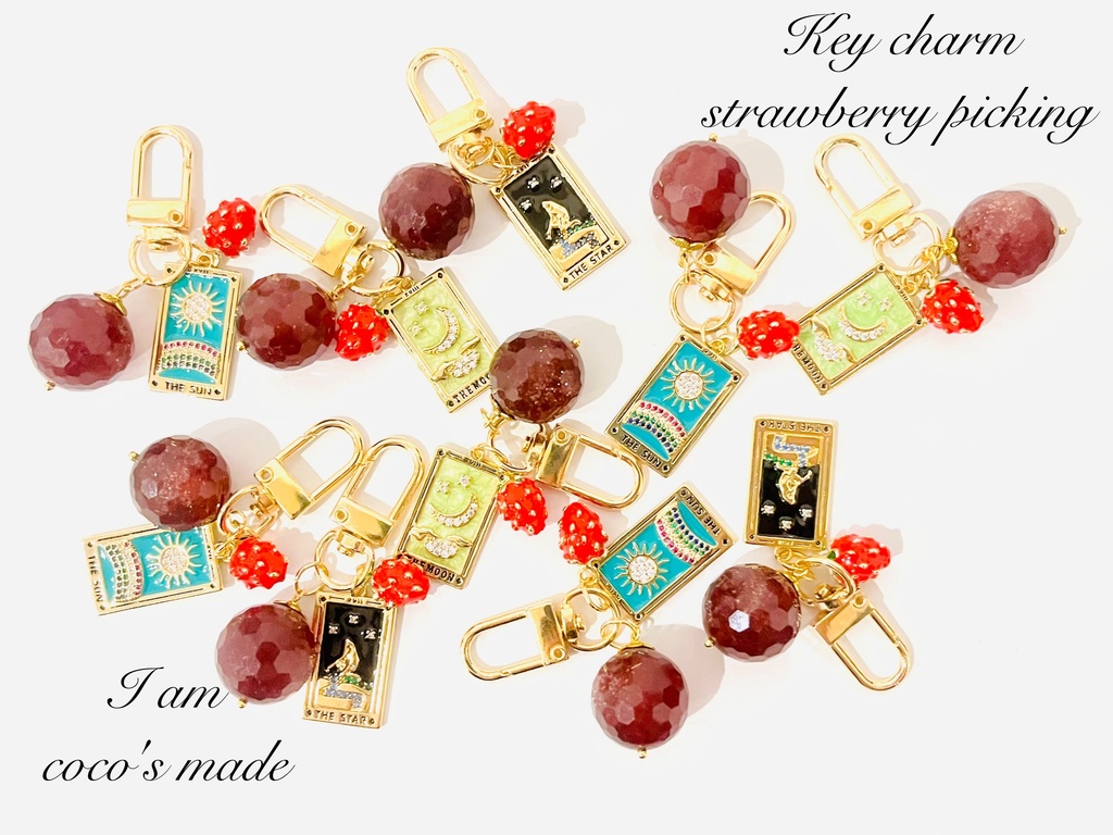 「🍓Strawberry Picking：key charm」