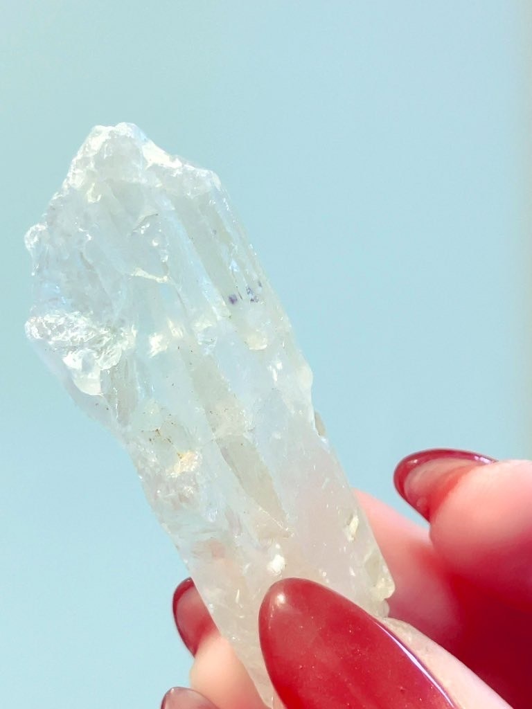 レア「FLUORITE IN QUARTZ：原石」
