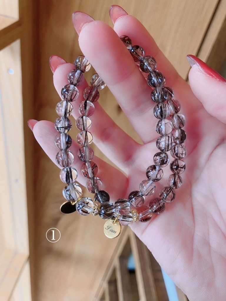 (レア/希少)「Black Rutile Quartz /black platina rutile」