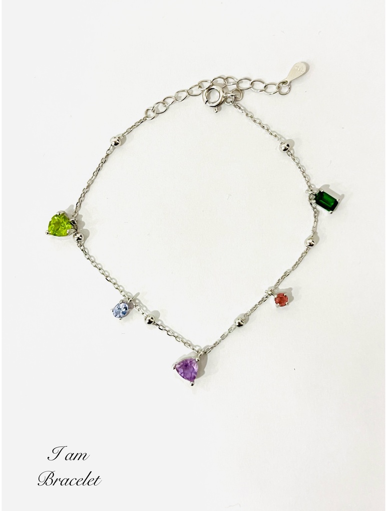 「various stones：chain type bracelet」