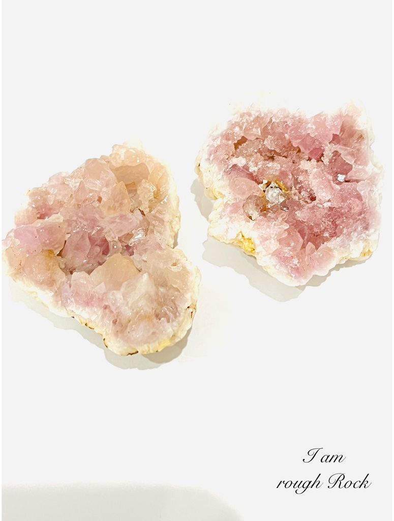 「pinkamethyst：rough Rock」