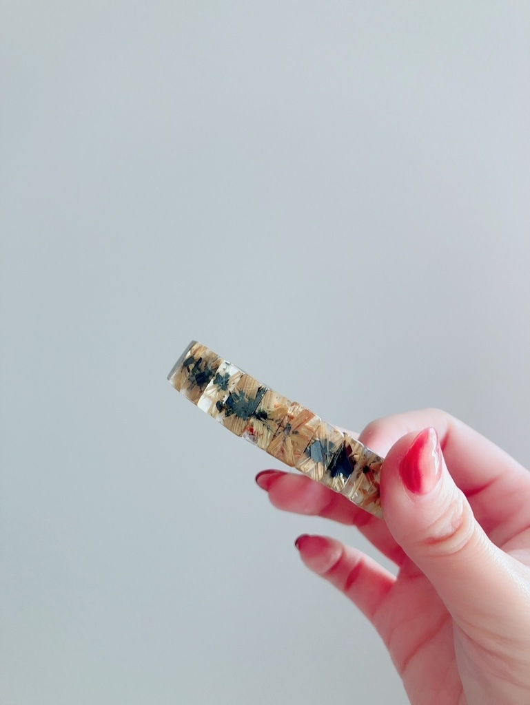 ⭐︎「Titin Rutilequartz/bangle /star Flower🌻」