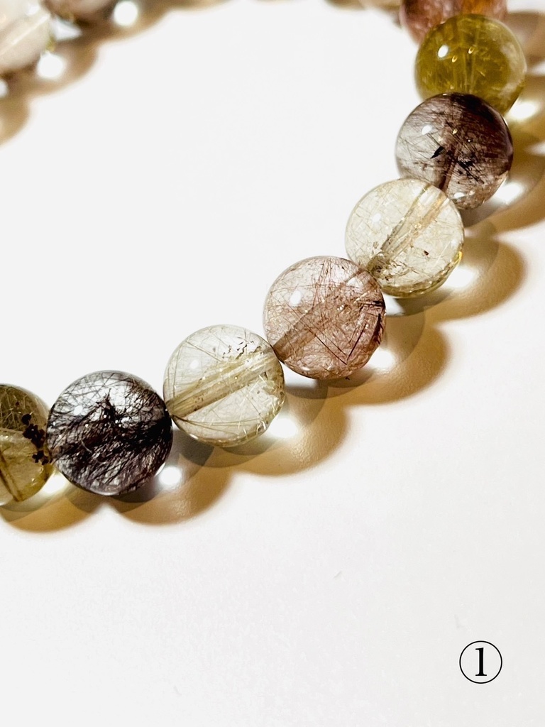 「mix rutile☺︎:pink color rutile in!」