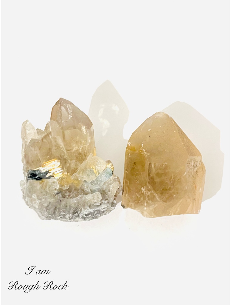 「触れるrutile：rough Rock」