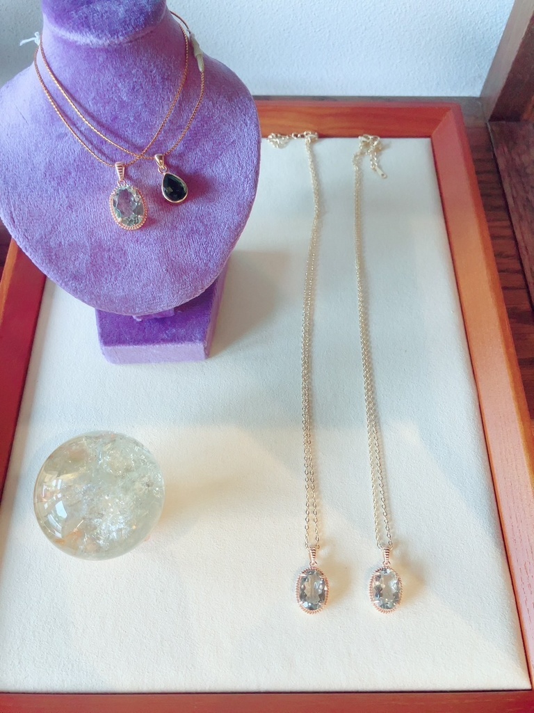 「Greenamethyst：pendant top」