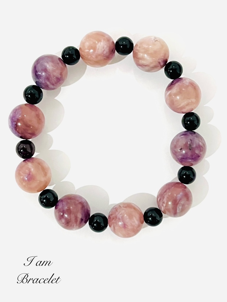 「pinkCharoite✖️blacktourmaline」