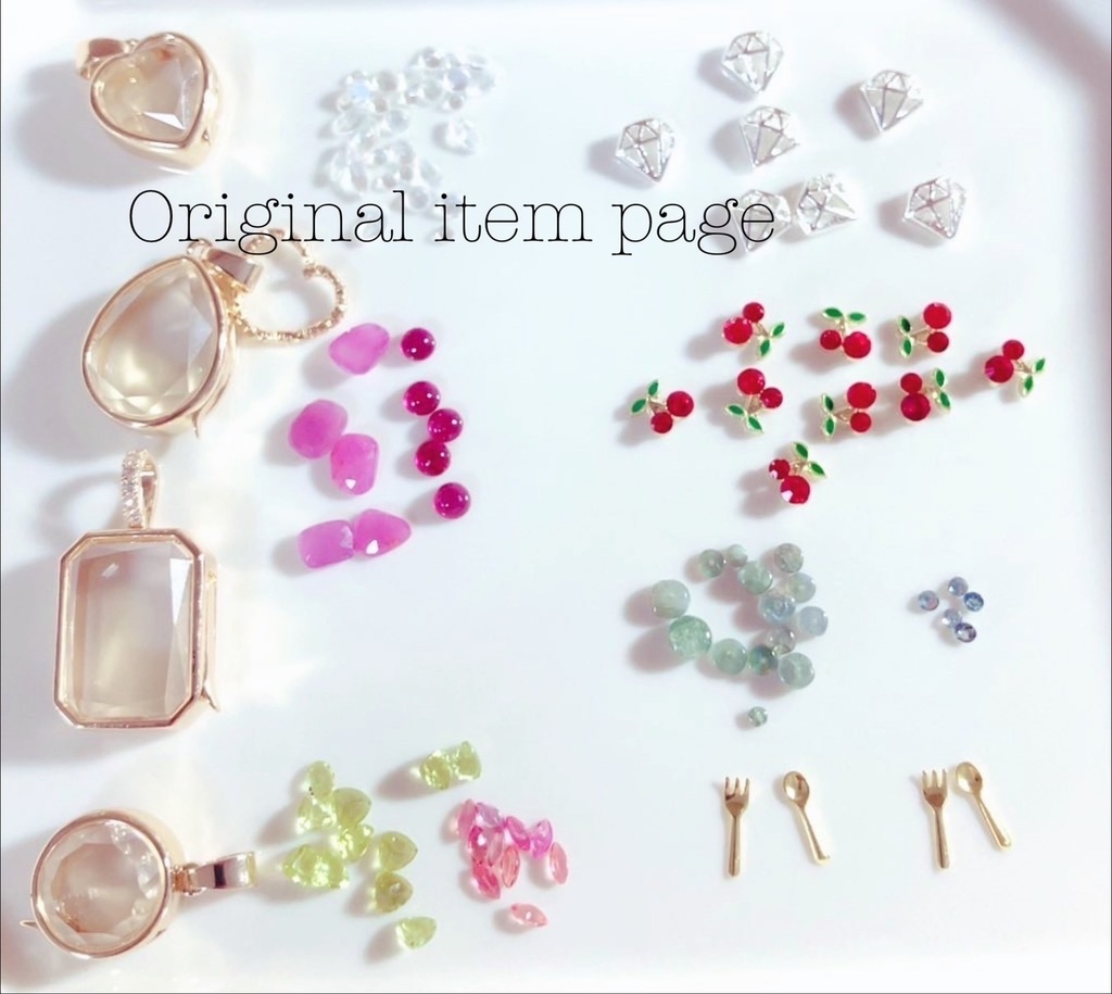 オリジナルアイテムページ「magic locket pendant:coco‘s original 」