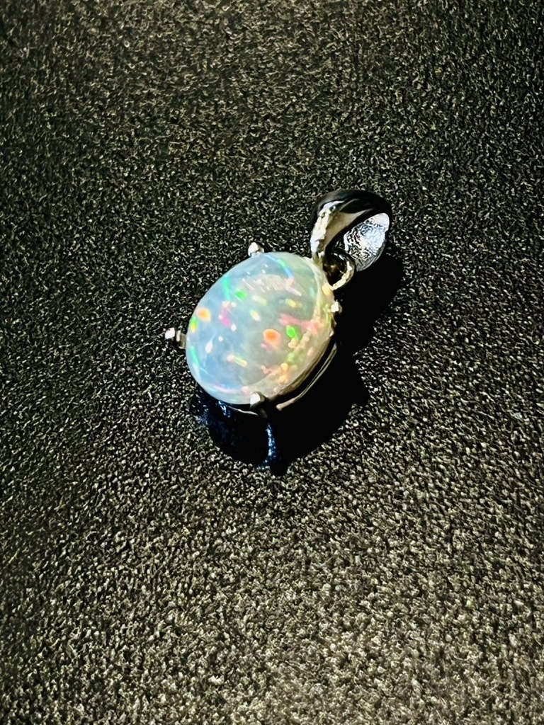希少「ハニカム🐝opal：pendant top」