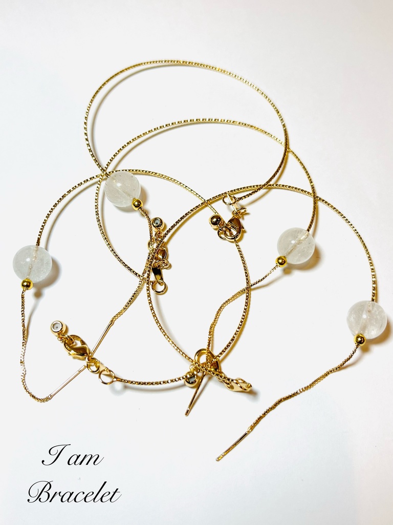 ⭐︎「bracelet：山梨黒平水晶」