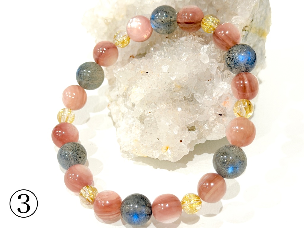 ⭐︎「God bless you:rutile✖️ pink mica②」