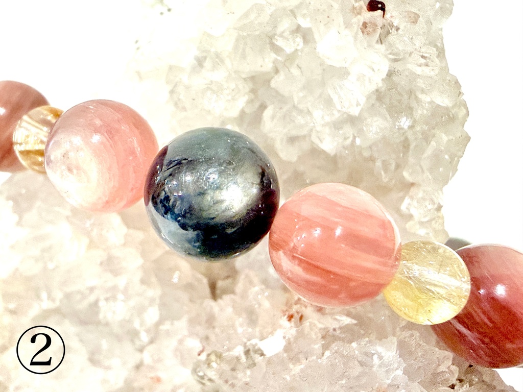 ⭐︎「God bless you:rutile✖️ pink mica②」