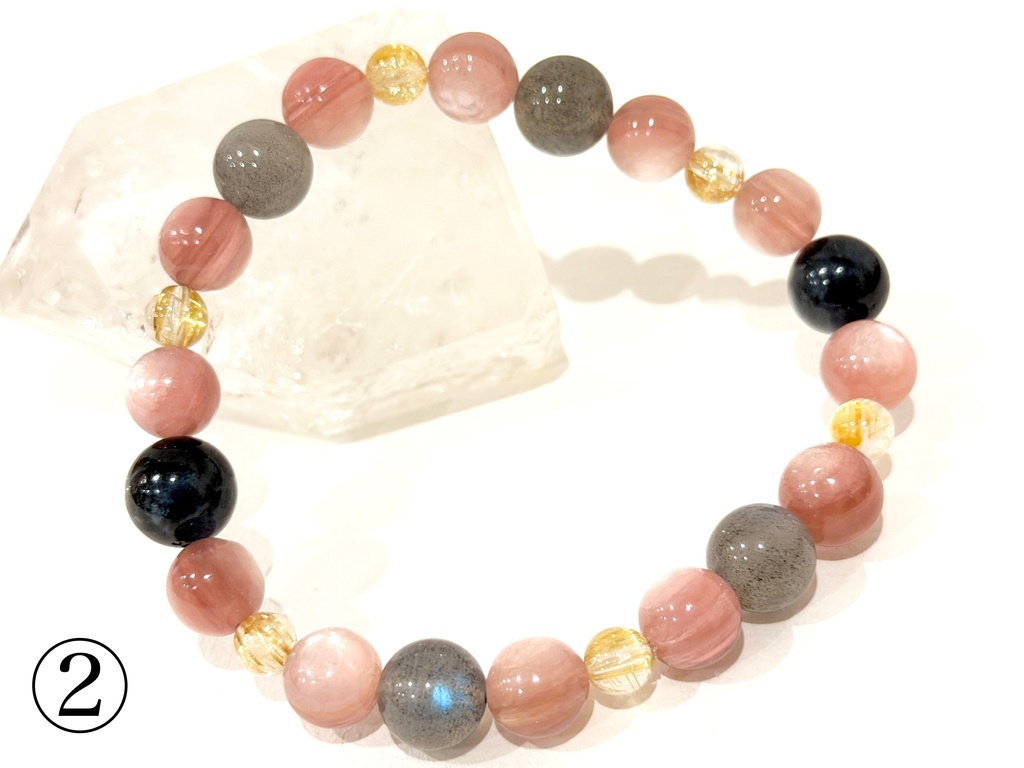 ⭐︎「God bless you:rutile✖️ pink mica②」