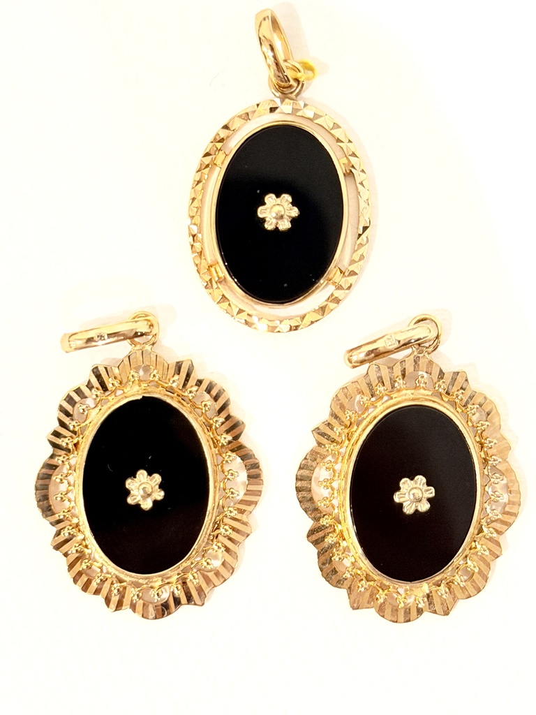 再販不可「onyx pendant top⭐︎18KGF：🇫🇷」