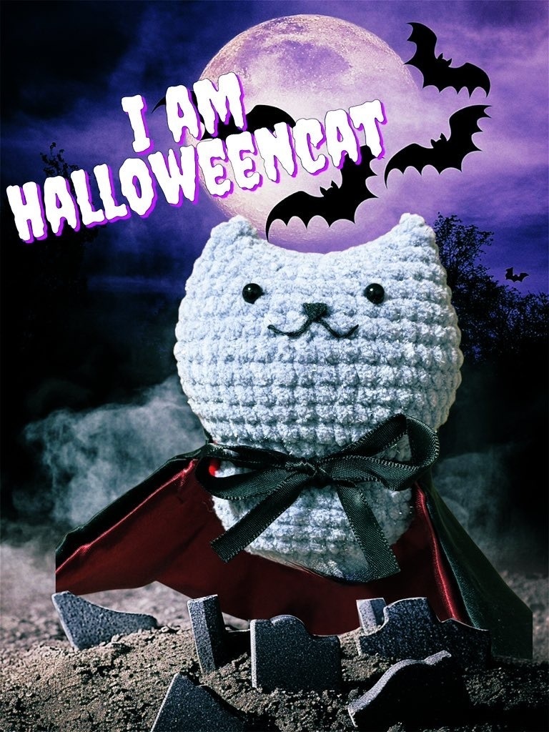 登場前「happy Halloween！　I am：悪魔ねこ　」