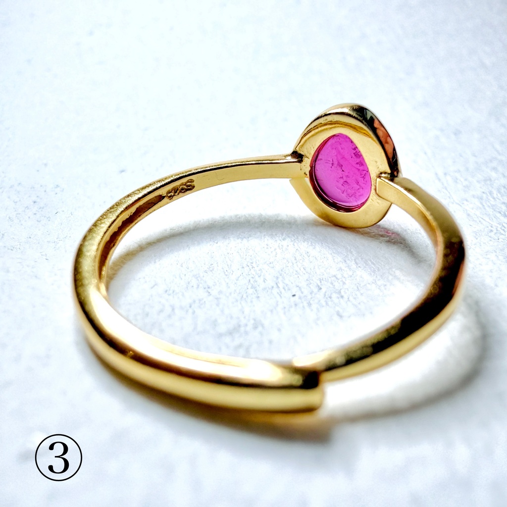 「10月:birthday stone:pink tourmaline」