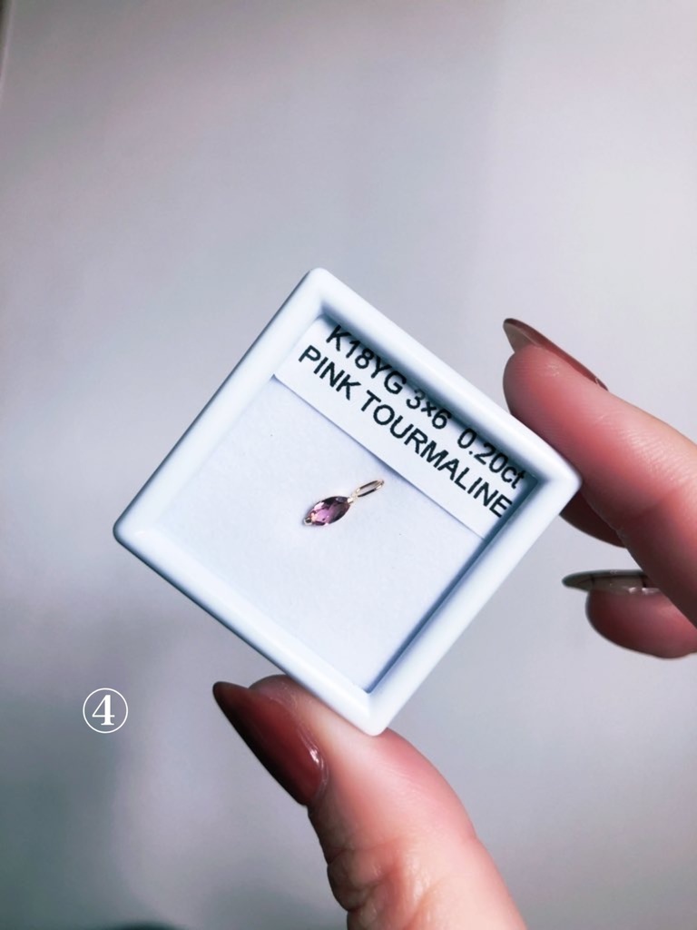 「K18 diamond: pendant top」