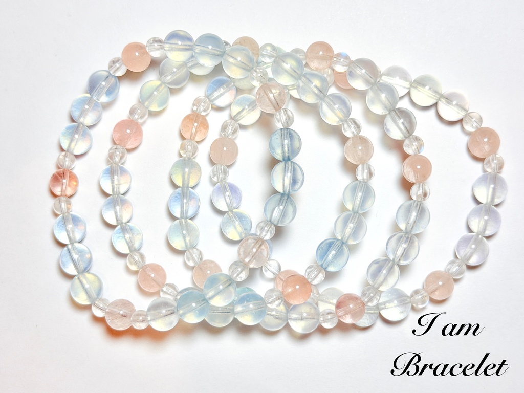 「🌙twin stones × White Labradorite」