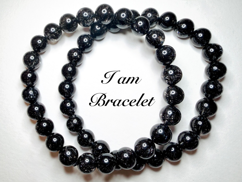 「 high quality ⭐︎BLACK tourmaline in quartz/鑑別書付き」