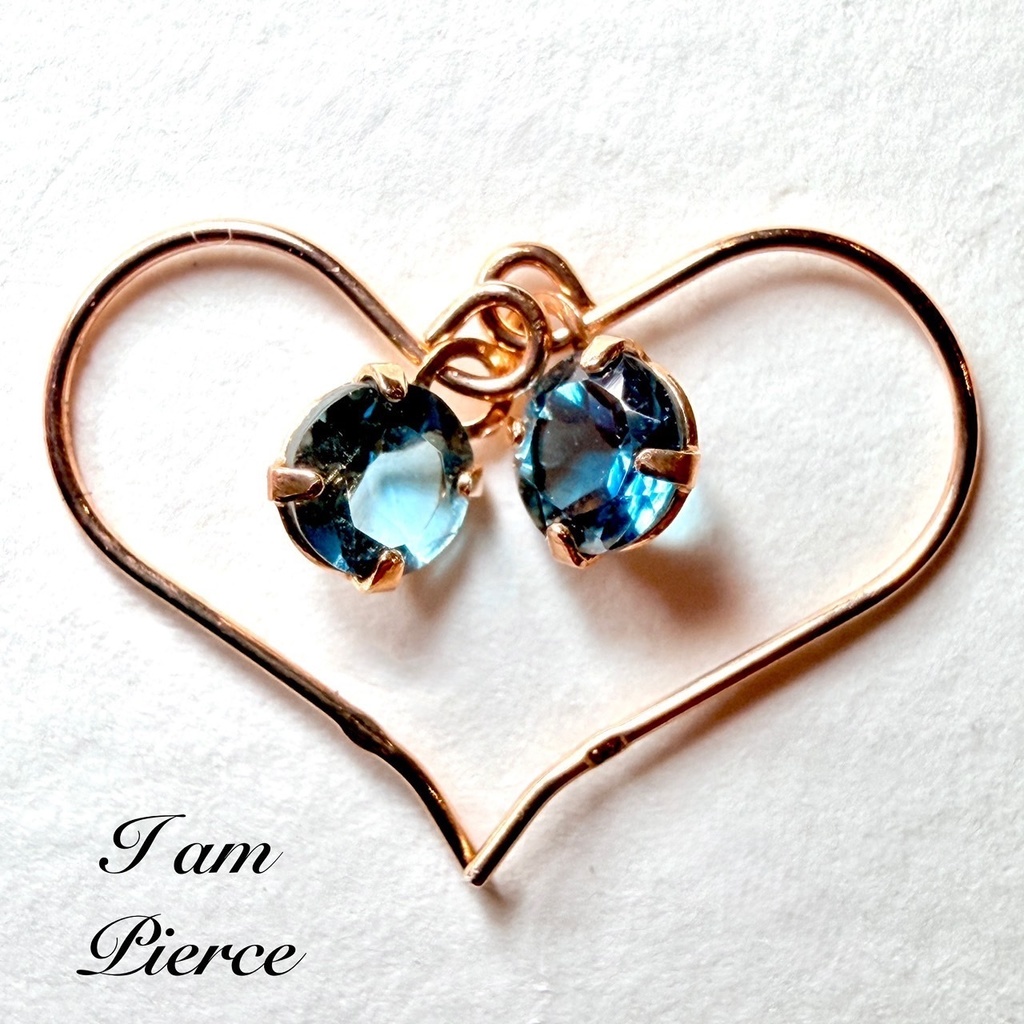 「LondonBLUEtopaz：pierce：10K」