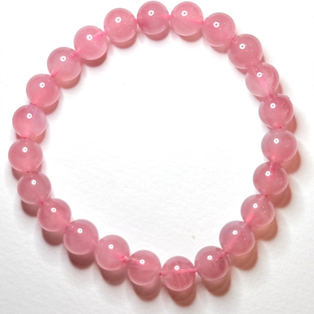 （25）bracelet：ディープローズクォーツ：20251224