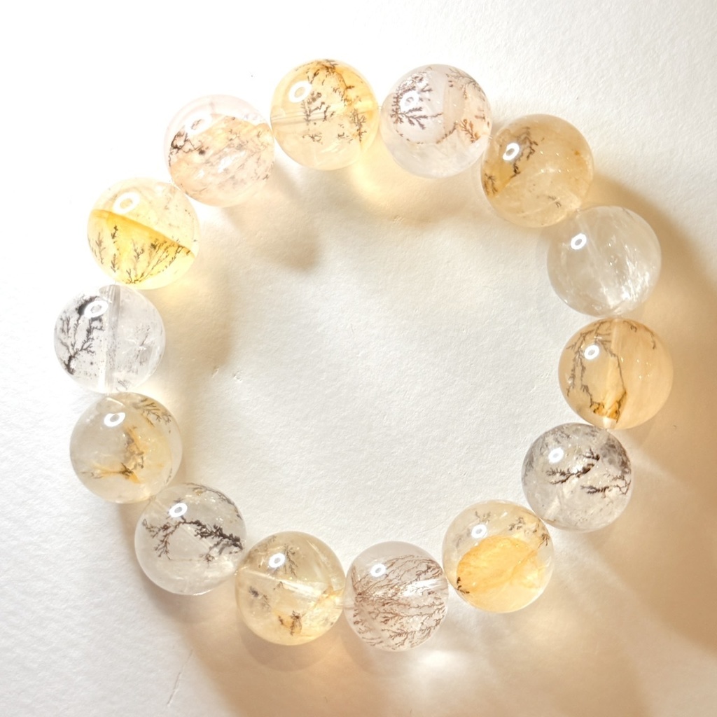 （28）bracelet：レア）デントリティッククォーツ：20251224