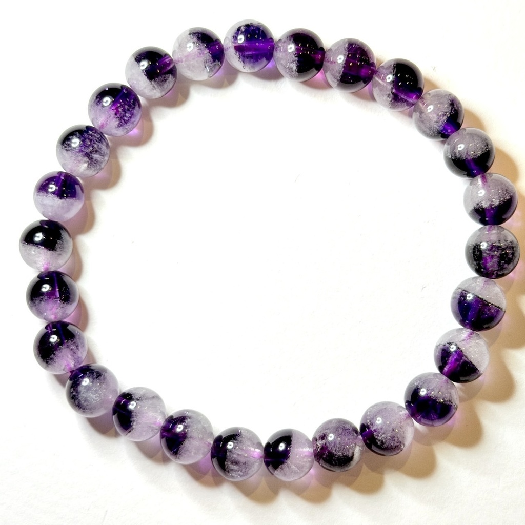 （29）bracelet:ハーフエレスチャルアメジスト：20251224