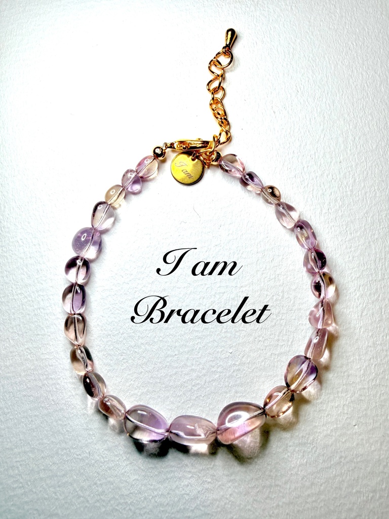 「naturalstone：bracelet：あめとりん」