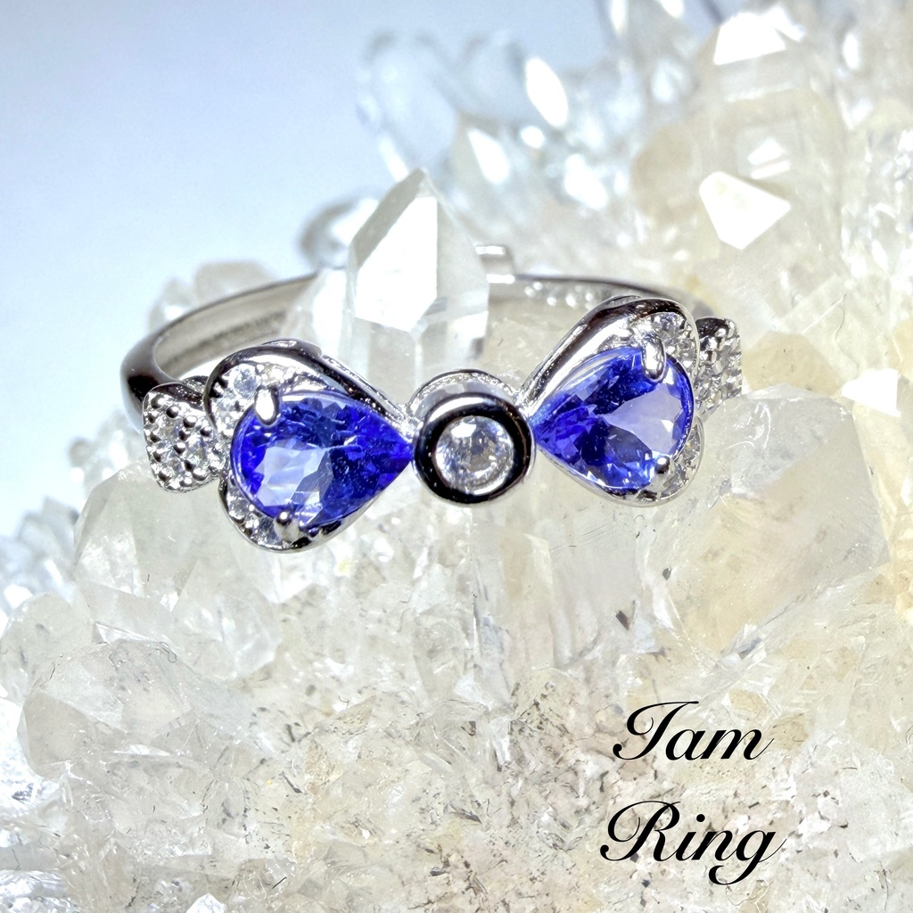 ✳︎tanzanite：ribbon ring❤︎
