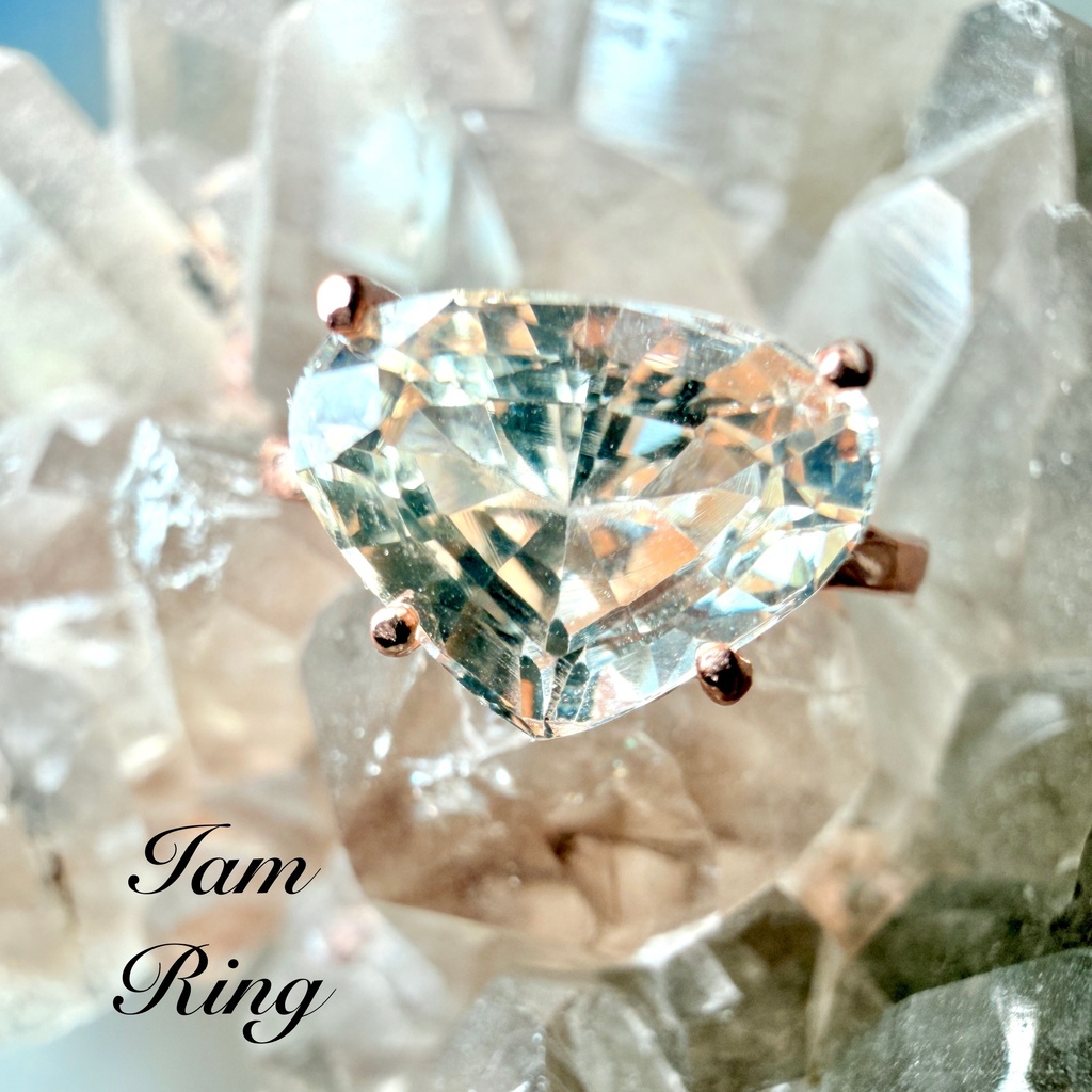 ✳︎ high quality ✳︎Hiddenite：ring